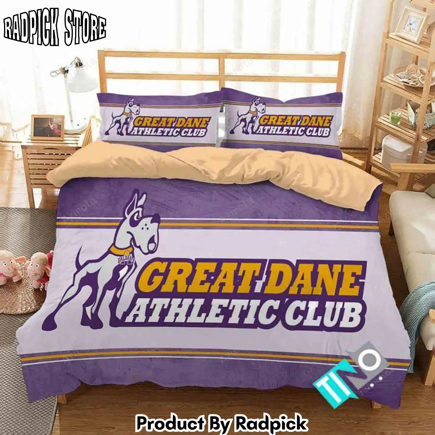 Radpick albany great danes special edition bedding set rp3278851